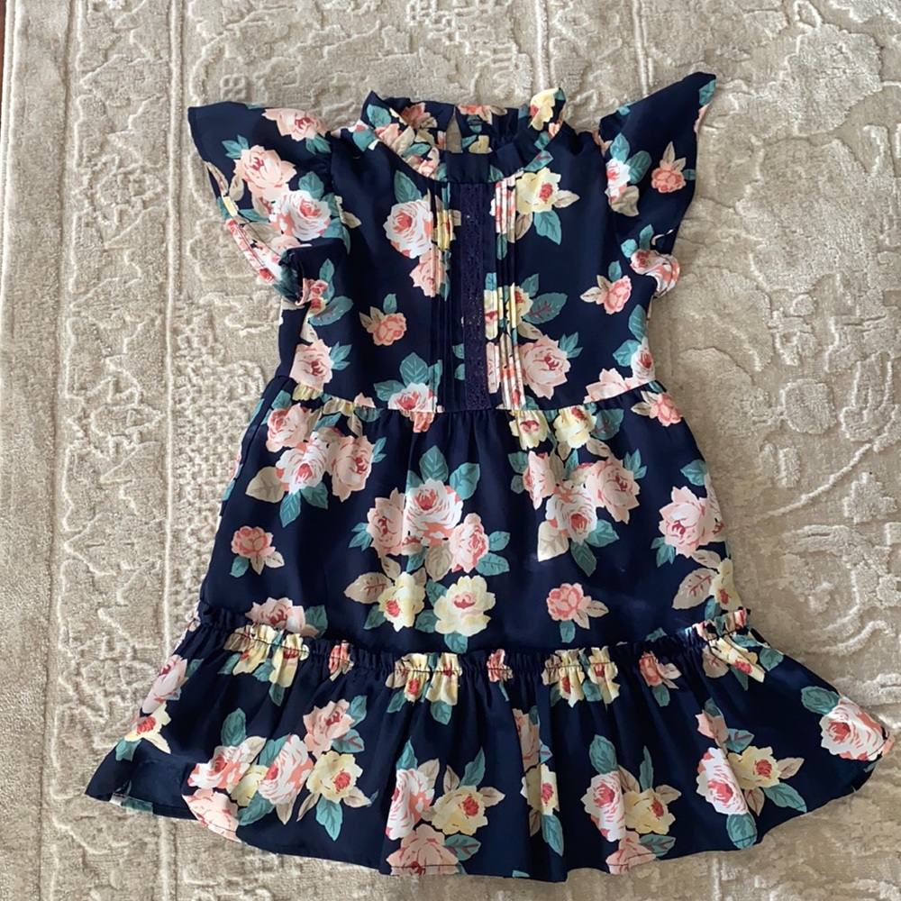 Janie and Jack floral dress for Toddler girl